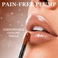 Luminees Hot Kiss Brown Sugar Lip Plumper benefits including natural ingredients, paraben-free, cruelty-free, and long-lasting wear image number null